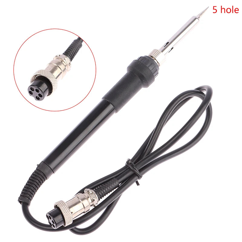 936 Electric Soldering Solder Iron Station 5pin Welding Hot Gun 50W 24V Replacement Repair Tool DIY Welding Kits Qme female