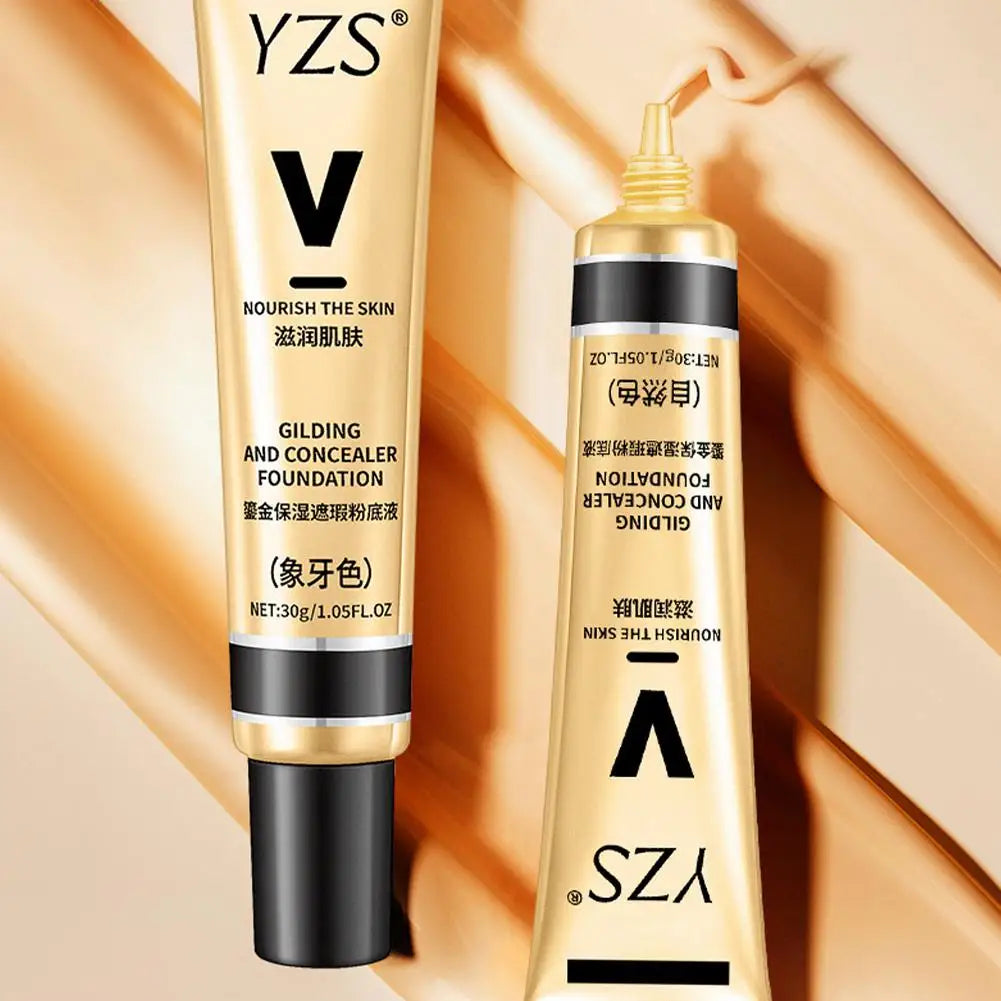 Natural Foundation Primer Concealer Waterproof Longwear Full Coverage Qme