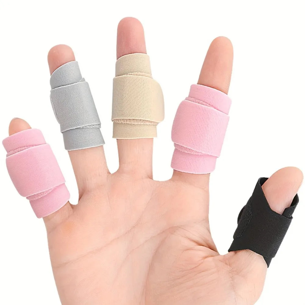 Adjustable Finger Splint Brace, Hook & Loop Finger Support For Injury & Arthritis Qme