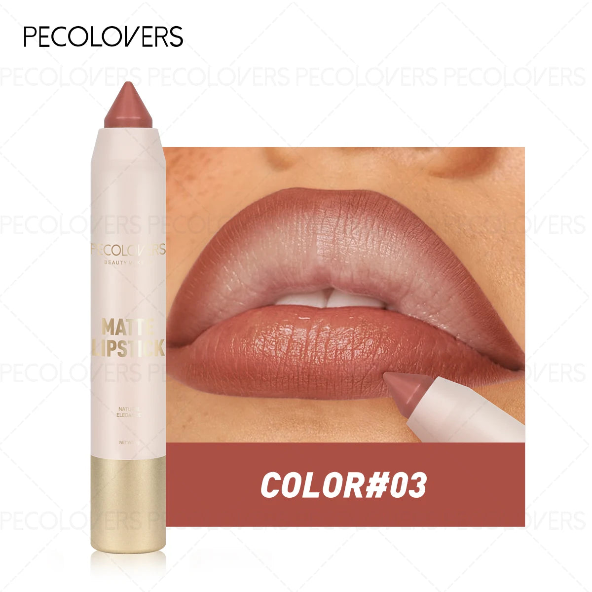 Multi Lipliner Plump Charming Lips Waterproof Sweat Resistant Qme 03