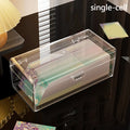 Card Case Protector Container Kpop Photocard Storage Box Transparent Qme A