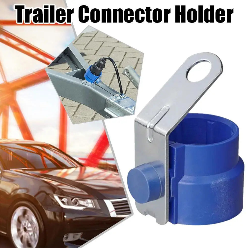 NEW Parking Cover Trailer Plug Holder For 7 And 13 Pin Trailer Plugs Connector Fixer Bracket For Trailer RV Truck Accessories Qme