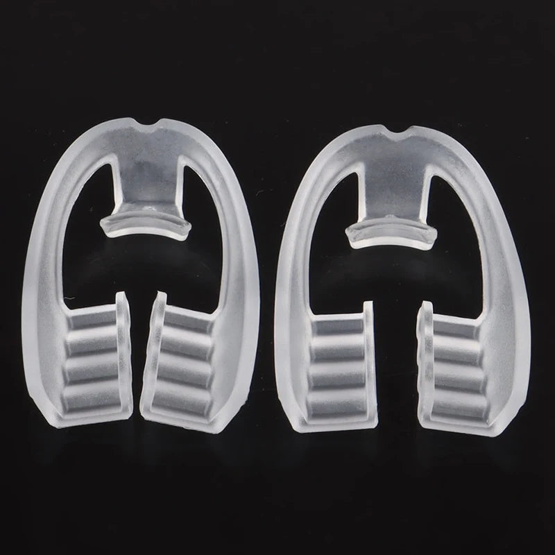 2Pcs Teeth Grinding Guard Sleep Mouthguard Splint Clenching Protector Tools. Qme
