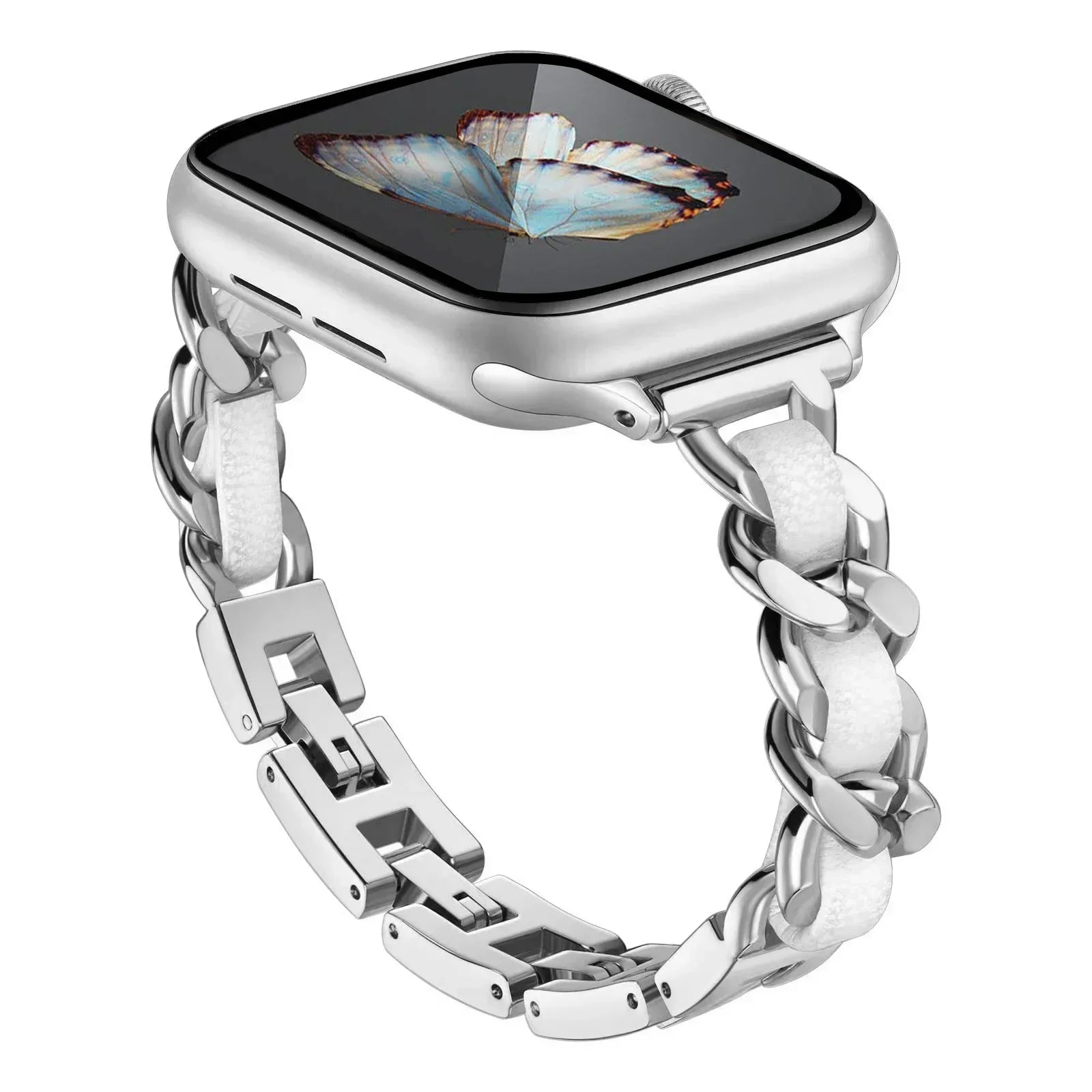 Stainless Steel Strap for Apple Watch Band 49mm 38mm 42mm 40mm 44mm Metal Bracelet iWatch Series 8 7 6 SE 5 4 3 2 1 ultra Strap Qme SW 38 40 41mm