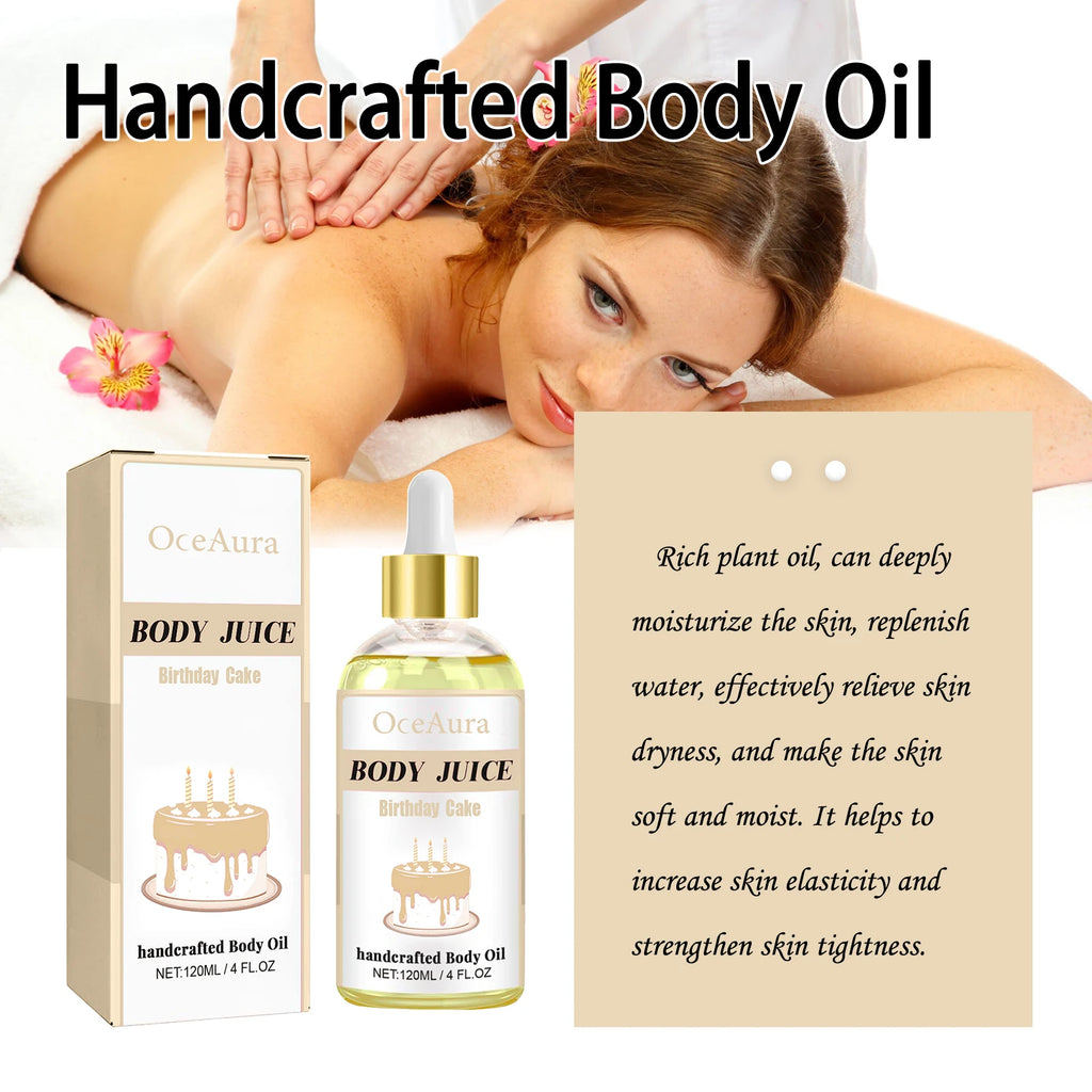 Sweet Fragrance Body Oil Multiple Delightful Scents Moisturizing Nourishing Skin Care Lightweight Non Greasy Fast Absorbing Qme