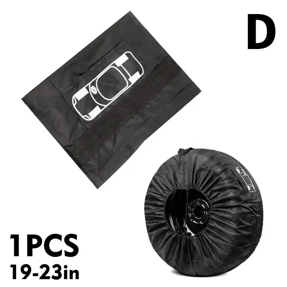 Car Spare Tire Cover Case Universal Auto Wheel Tires Storage Bags Qme D