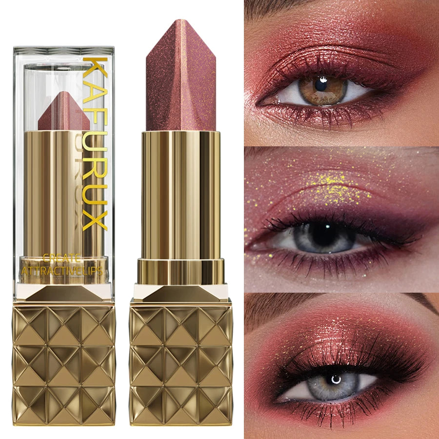 Two Eye Shadow Stick Waterproof Without Smudging Natural Contour Qme 201