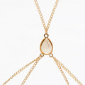 Sexy Multilayer Tassel Bead Belly Waist Chains Beach Bikini Slave Qme Gold