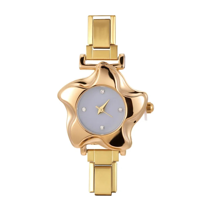 Fashion Stainless Steel Ocean Series Seashell Starfish Watch Bracelet