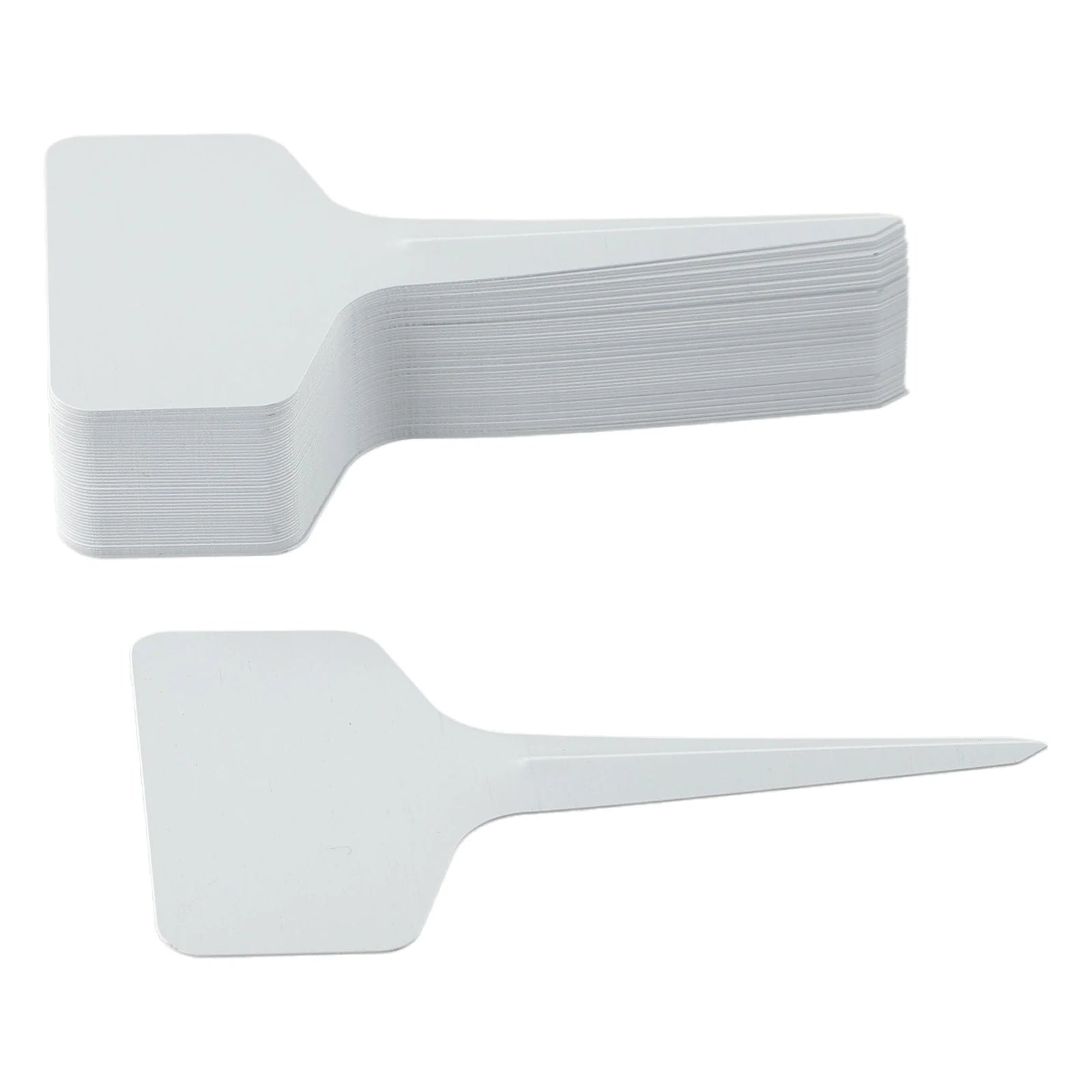 50pcs T-Type Plant Label Markers PVC Garden Plants Classification Sorting Sign Tags Plant Nursery Markers Label Qme