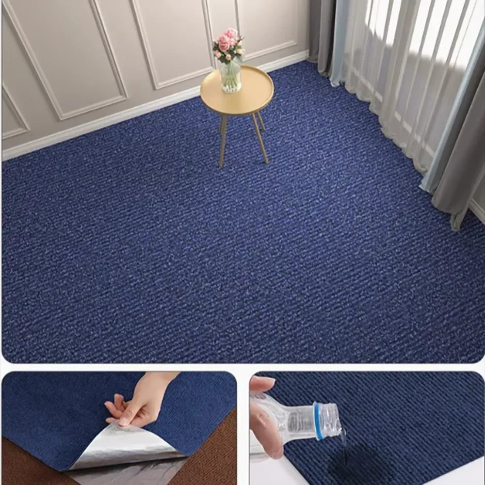 40cmx3m Self-Adhesive Non-Slip Pad, Waterproof & Oil Resistant Floor Mat for Kitchen/Bathroom Safety, Anti-Skid Rug Qme F