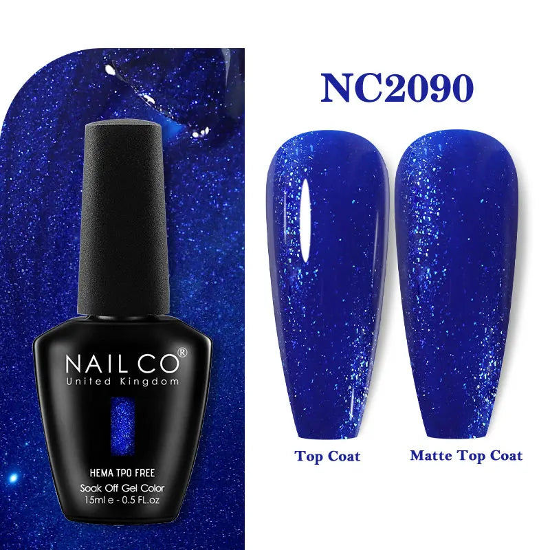 NAILCO Green Series Dark Gel Nail Polish Lasting Hybrid Base Matte