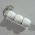 Bread Design Fidget Keychain Key Button Keycap Finger Keyboard Cap Qme With lights C