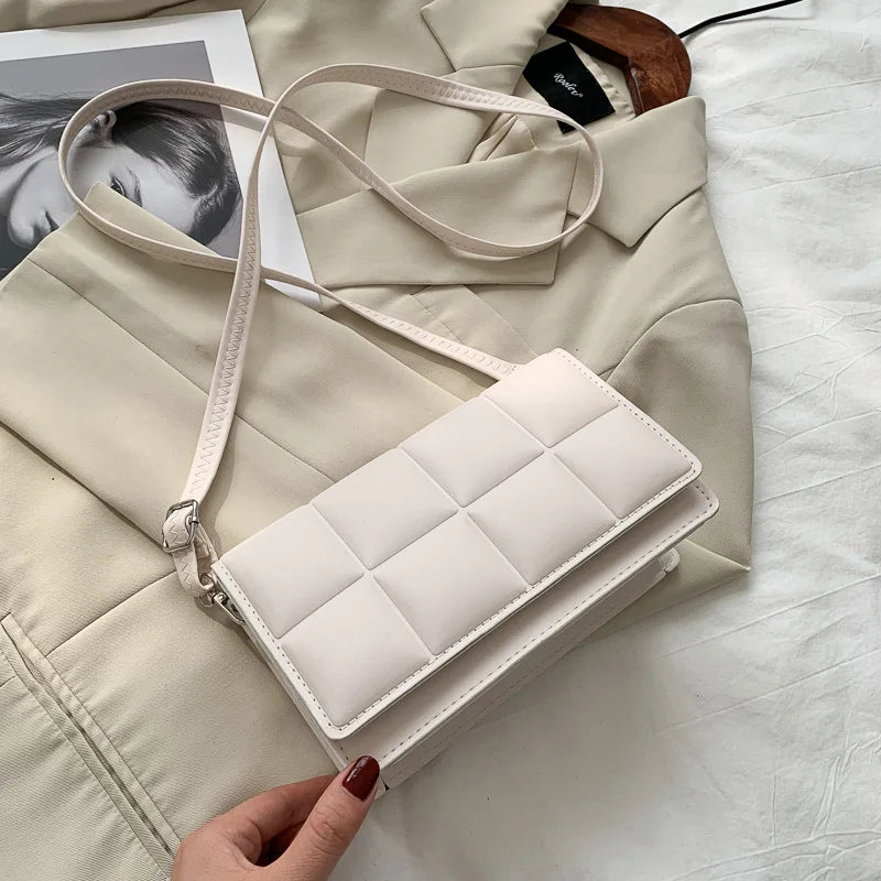 Large Square Women's Bag Premium Feel Popular Small Portable Qme