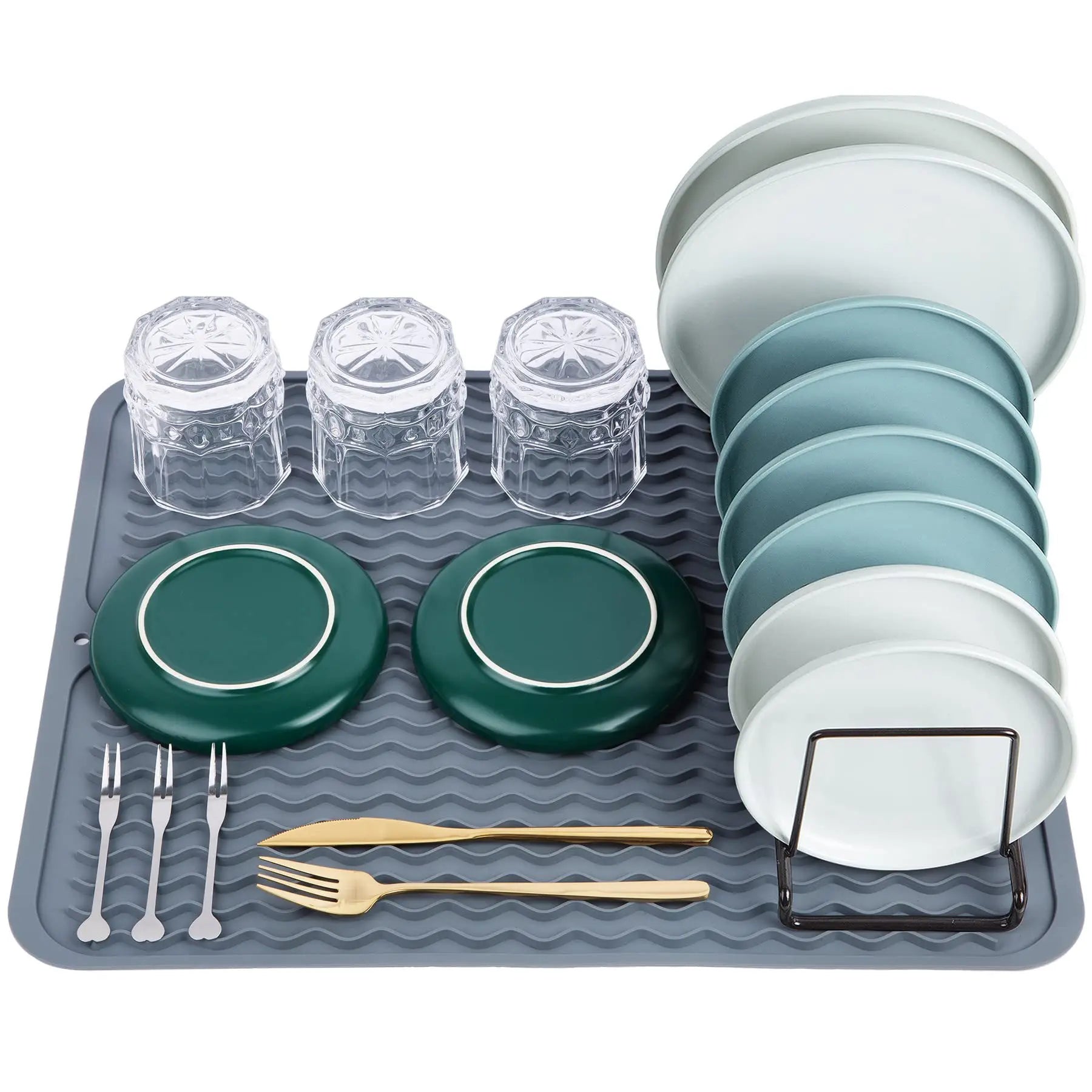 Silicone Dish Drying Mat 40 X Large Counter Draining Sink Trivet Qme