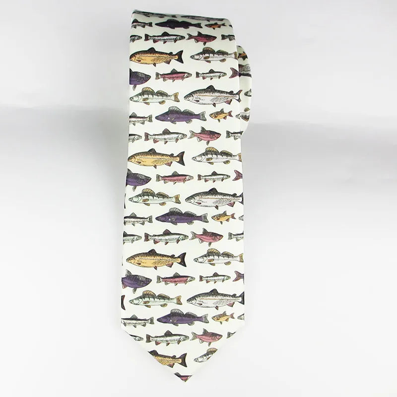 Luxury Silk Tie Man Green Wide Necktie Print Red Black Deer Sleigh Qme RT1