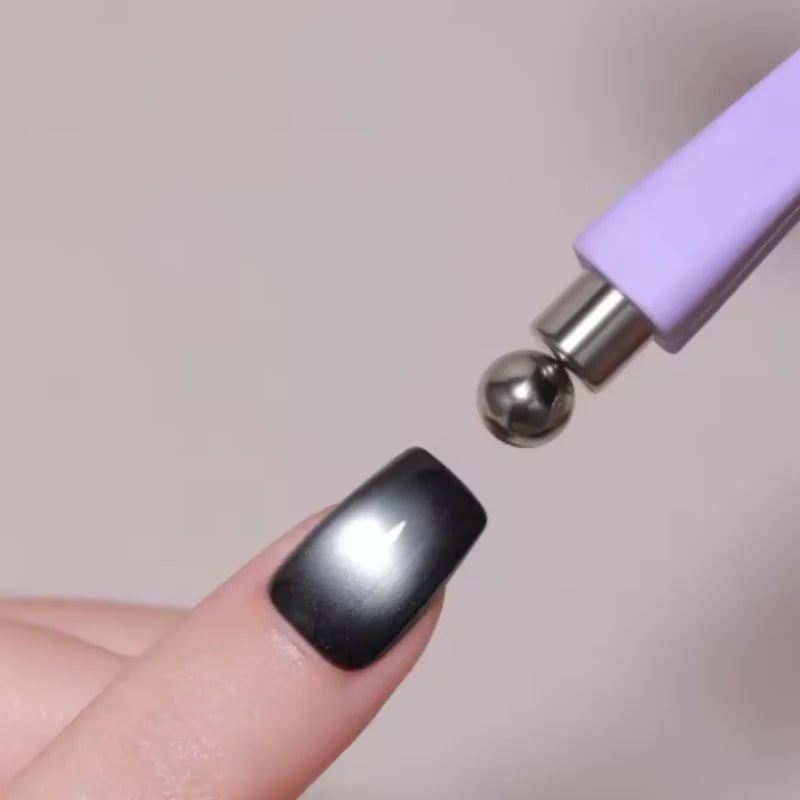 9 IN 1 Multi function Cat Eye Magnetic Stick Nail Magnet Board For Nail Gel Polish Line Strip Effect Magic Nail Art Tools Qme