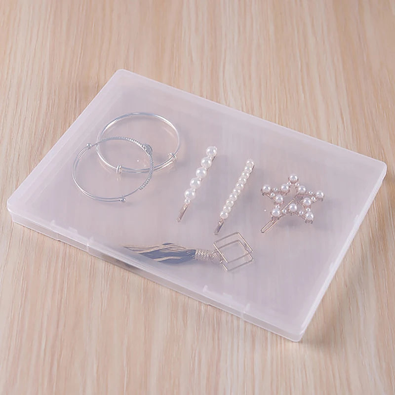 Craft Desktop Beads Earring Jewelry Display Box Stationery Stickers Qme