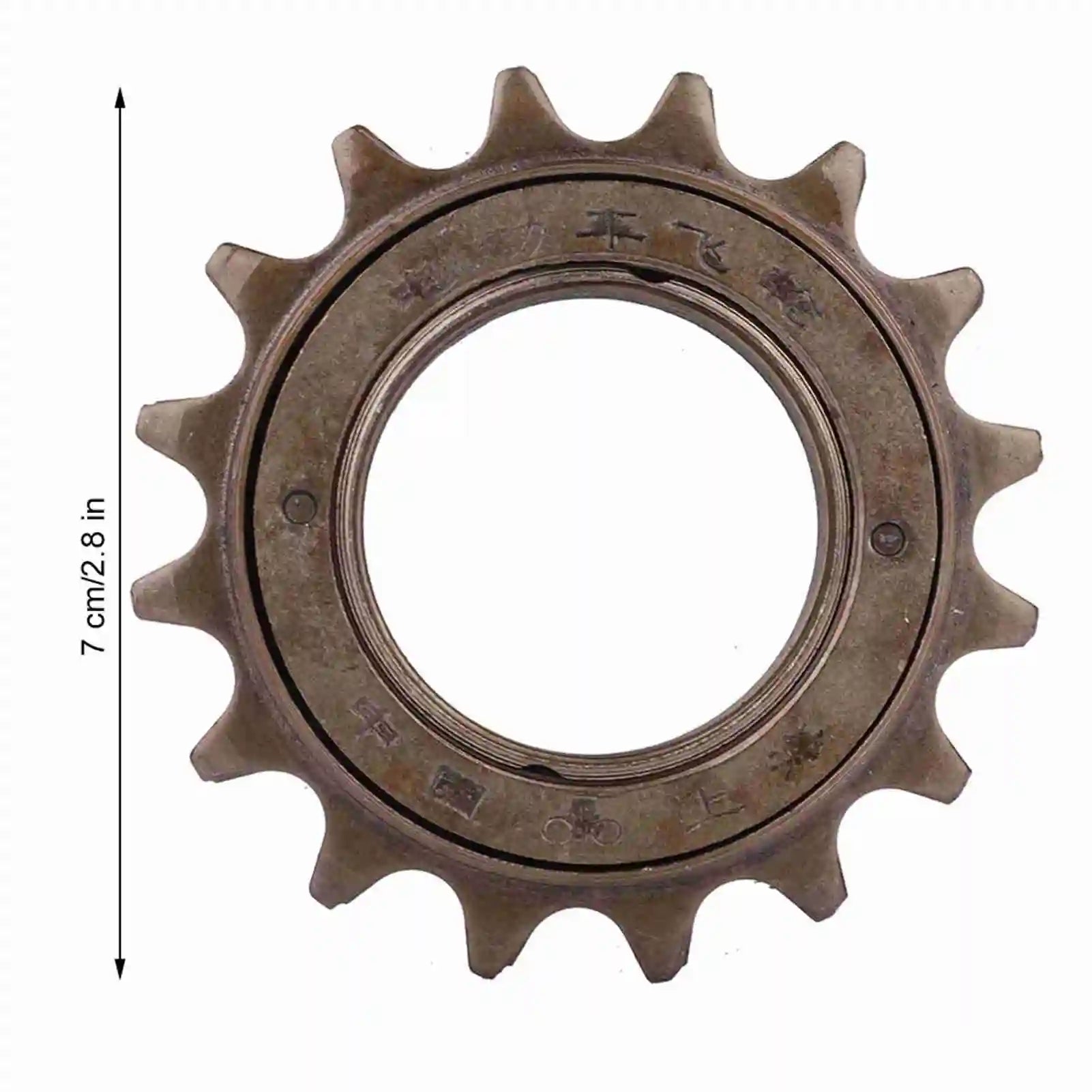 16 Teeth Bike Freewheel Cassette Sprocket One Speed 16T Replacement Accessory Freewheel 16T Freewheel Freewheel Qme