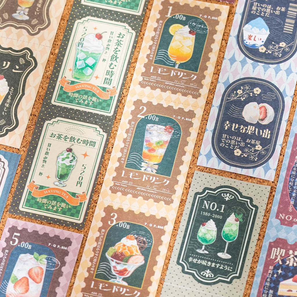 TIANZI 24/40Pcs Cute Die-Cut Stickers Book for DIY Scrapbook Phone Case Collage Decoration Material Sticker Aesthetic Stationery Qme