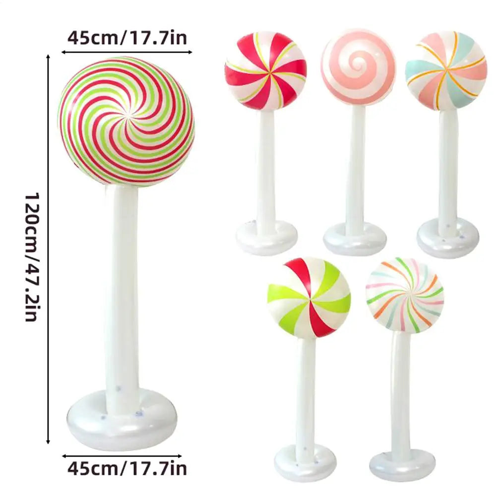 Blow Up Christmas Ornaments Large Weatherproof Party Supplies Outdoor Candy Ornaments Christmas Decorations For Party Front Door Qme 6pcs China Mainland
