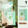 100 Sheets Portable Blotting Papers Oil-absorbing Facial Wipes Oil Qme 1