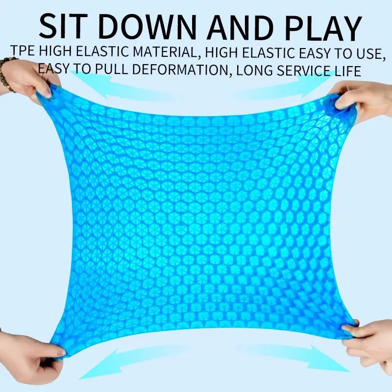 Breathable Honeycomb Gel Cushion for Summer Use, Ease Tailbone and Back Pressure Pain at Home, Office, Car and Wheelchair Qme