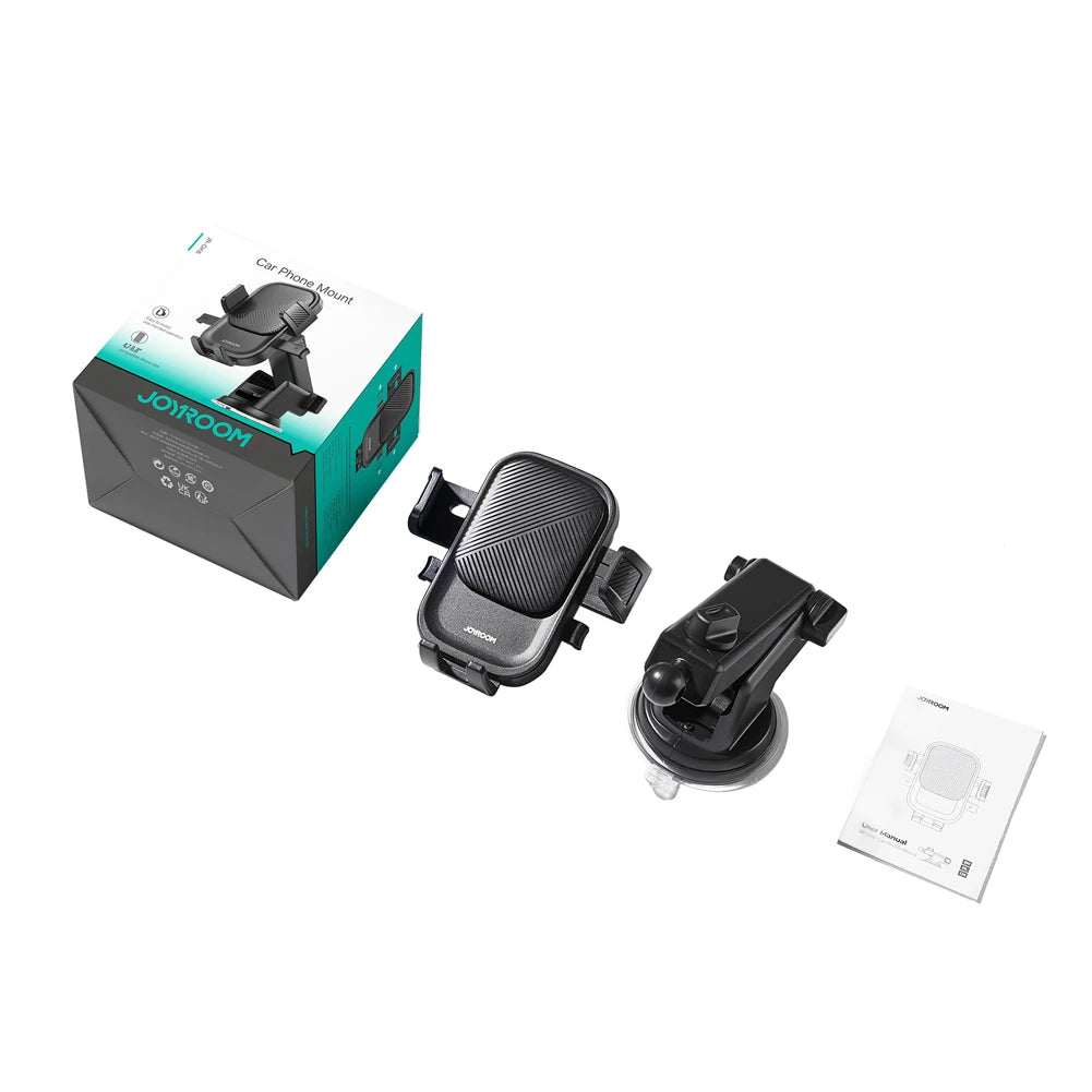 Car Phone Holder Mount Stand with Suction Cup 360 Rotating GPS Support Dashboard & Windscreen Phone Holder for 4-7.2 Inch Phones Qme