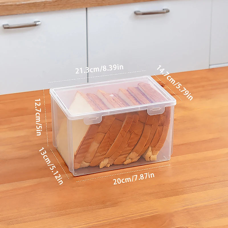 Cake Containers Airtight Box Refrigerator Clear Kitchen Bread Qme