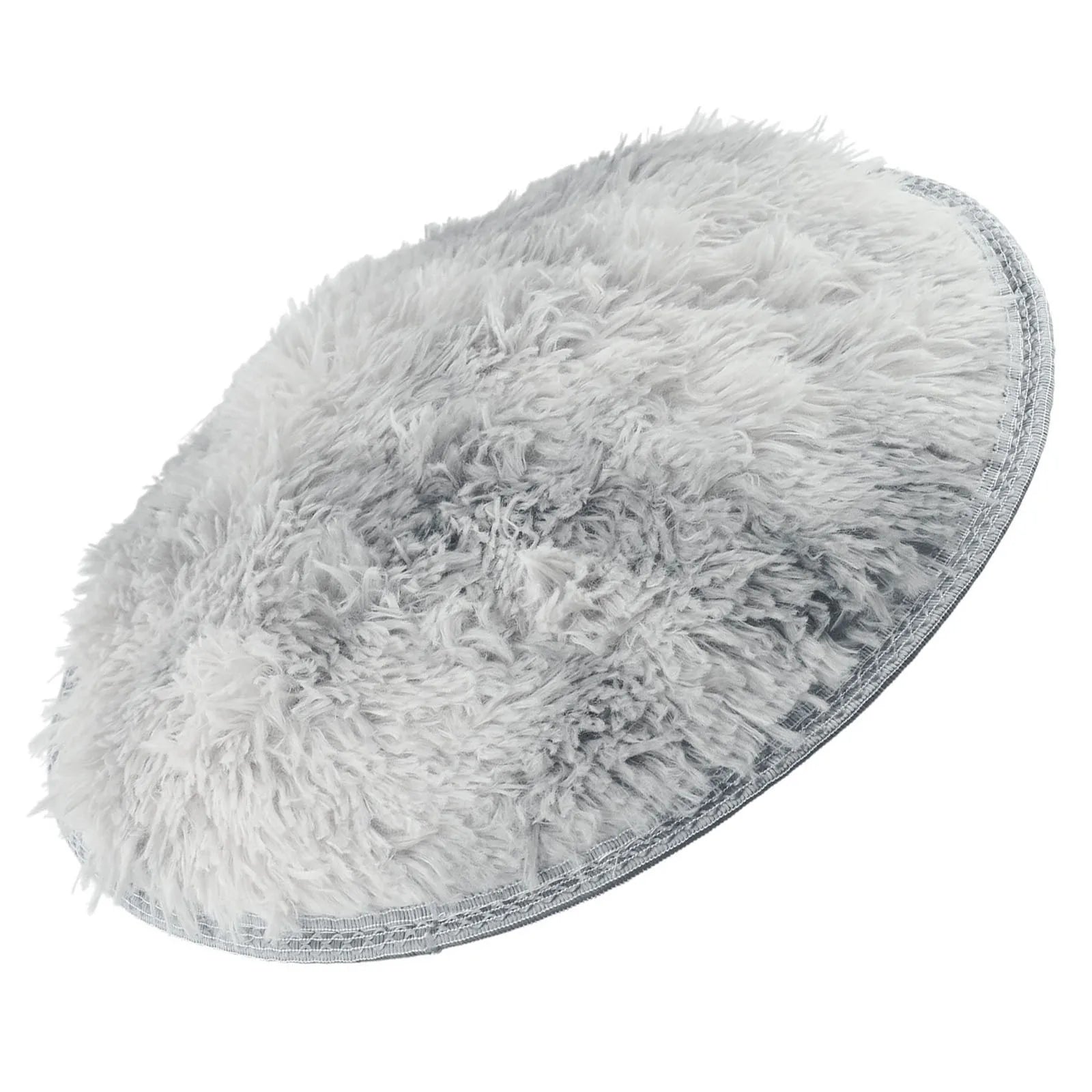 Super Soft Plush Round Rug Mat Anti-Skid Fluffy-Mat White Pink Carpets For Living Room Home Bedroom Bedroom Decoration Qme