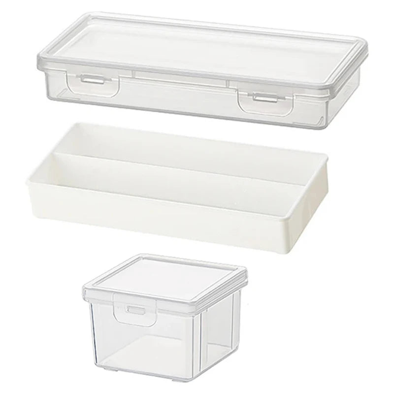 Coin Storage Collection Boxes Holder Transparent Plastic Case Qme