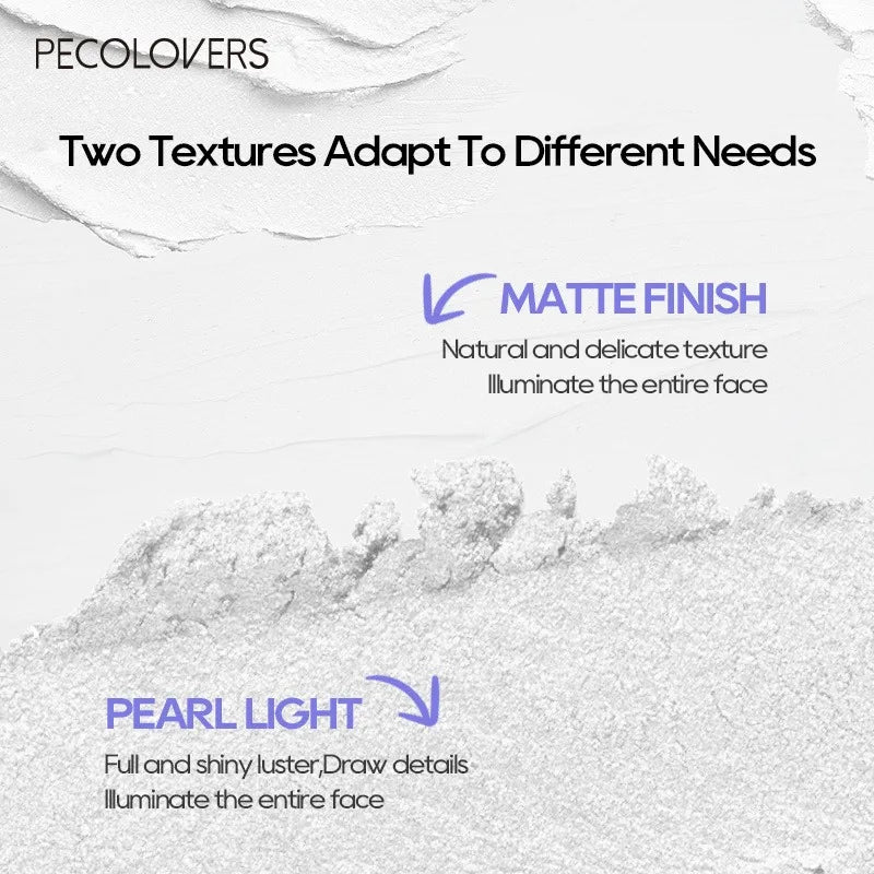Brightening Highlighter Pen, Long Lasting Waterproof, Smooth Matte Pearly Glitter White Silvery Eyeliner Eyeshadow Stick Qme