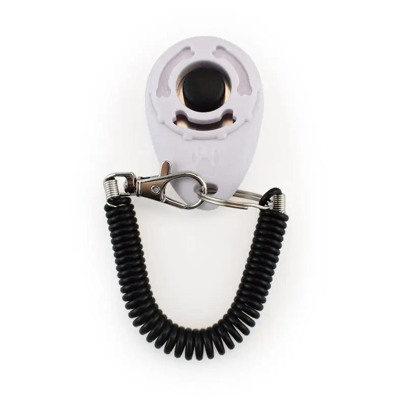 Key Chain Dog Training Clicker Aid Repeller Supplies Adjustable Wrist Qme A1