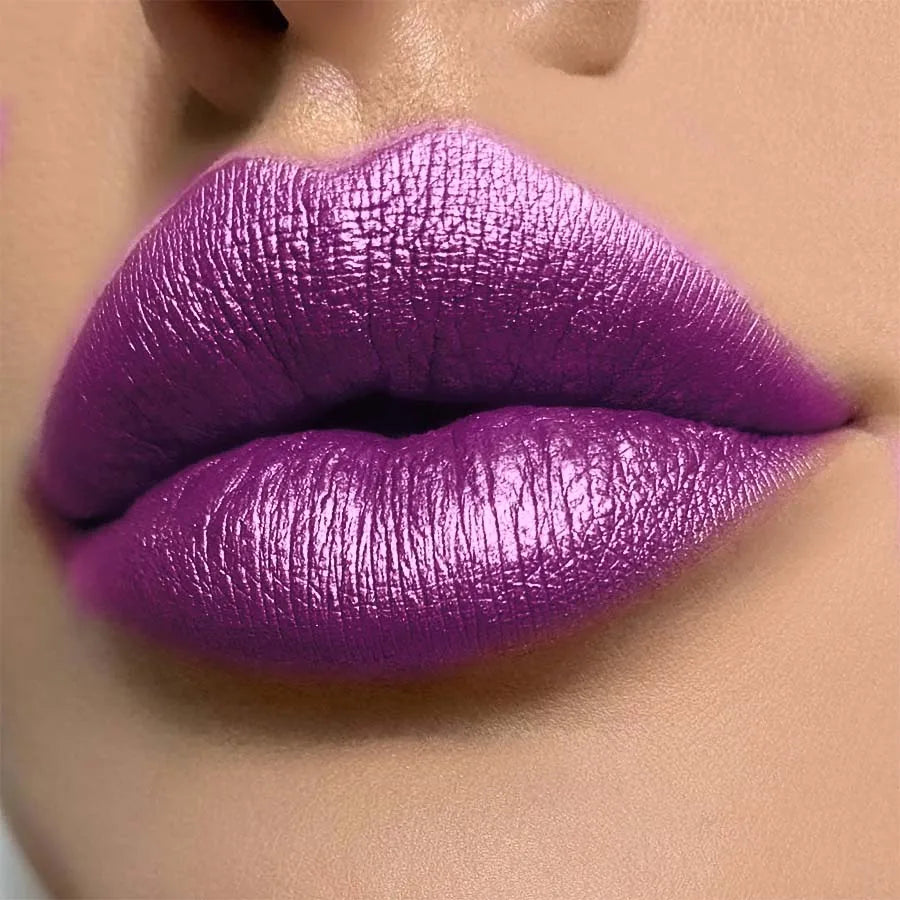 Diamond Shimmer Purple Glitter Lip Tint Long Lasting Waterproof Oil Qme