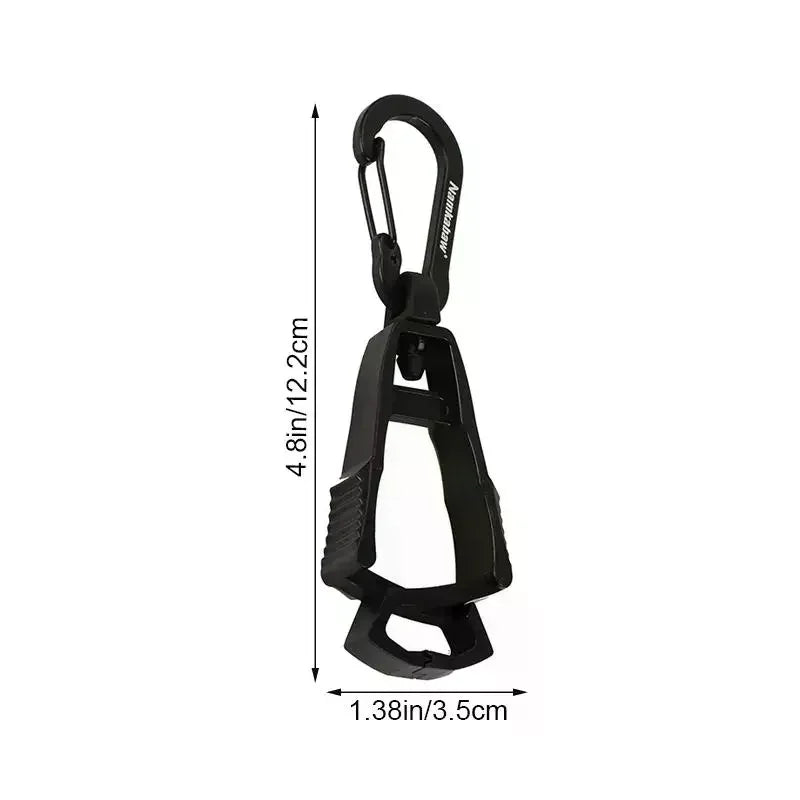 Outdoor Glove Clip Multi-purpose Anti-drop Hook Work Gloves Holder Qme