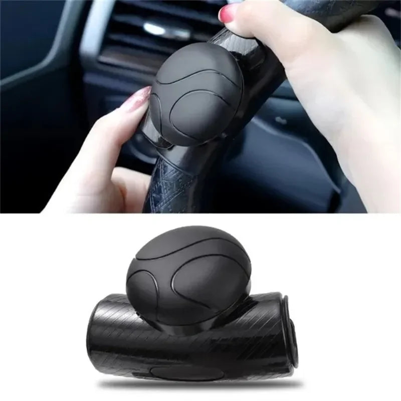 360° Assistive Steering Wheel Rotator - Featuring a force-saving one-handed operation design, equipped with a grip ball, Qme