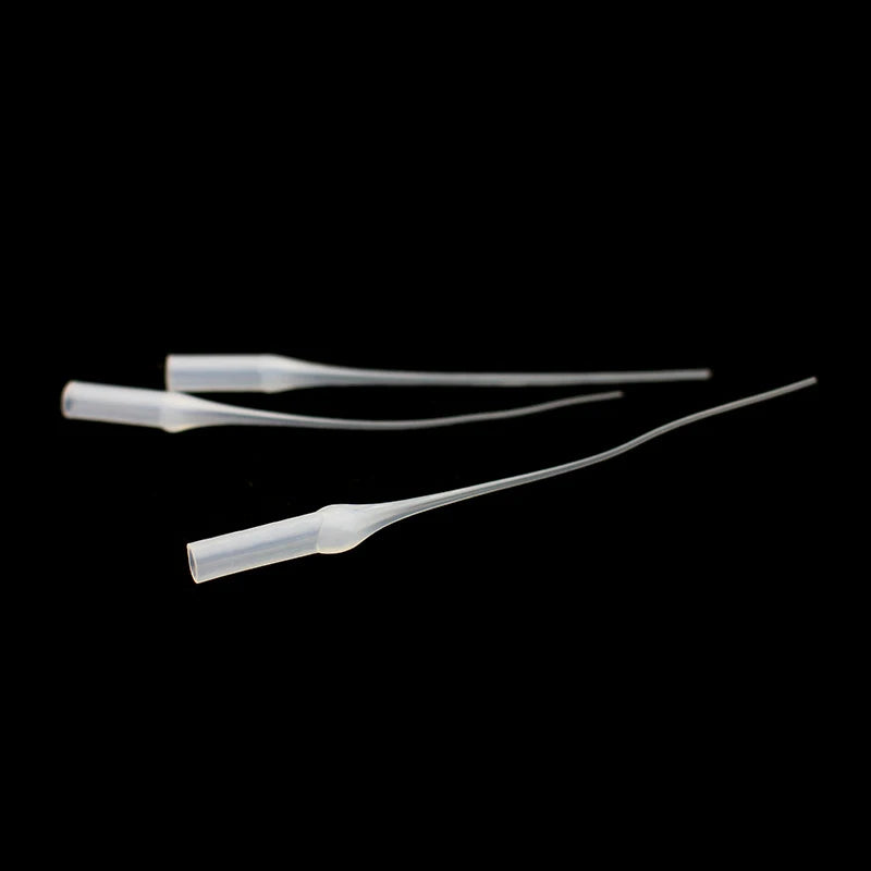 100 Glue Micro-tips Plastic Bottle Tips Extender Precision Qme