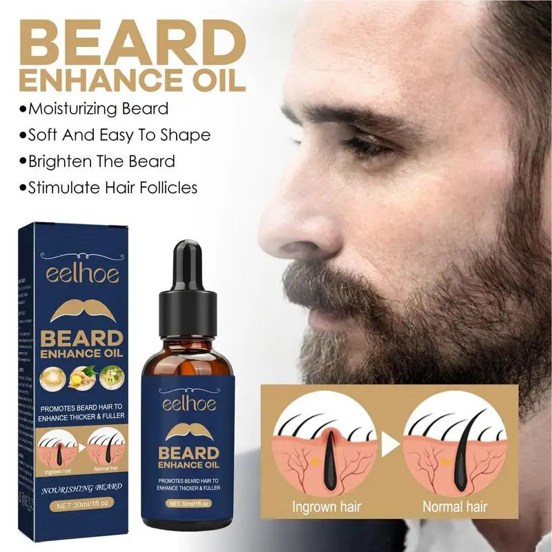 Beard Oil For Men Beard Growth Serum Beard Oil Leave-in Conditioner Restore Natural Moisture And Soften Your Beard To Prevent Qme