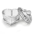 Clear Nail Art Acrylic Liquid Powder Dappen Dish Bowl Sweet Heart Multi-shaped Glass Crystal Cup With Cap Lid Bowl Qme Heart
