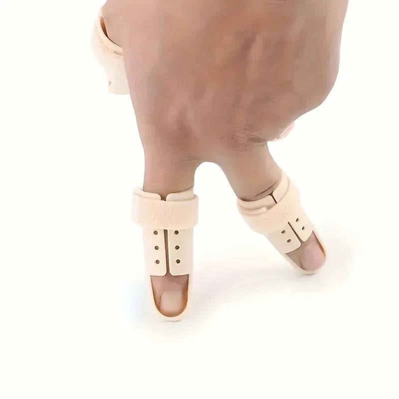 5-pcs Adjustable Finger Splint Men Women Durable PE Material Injury Qme