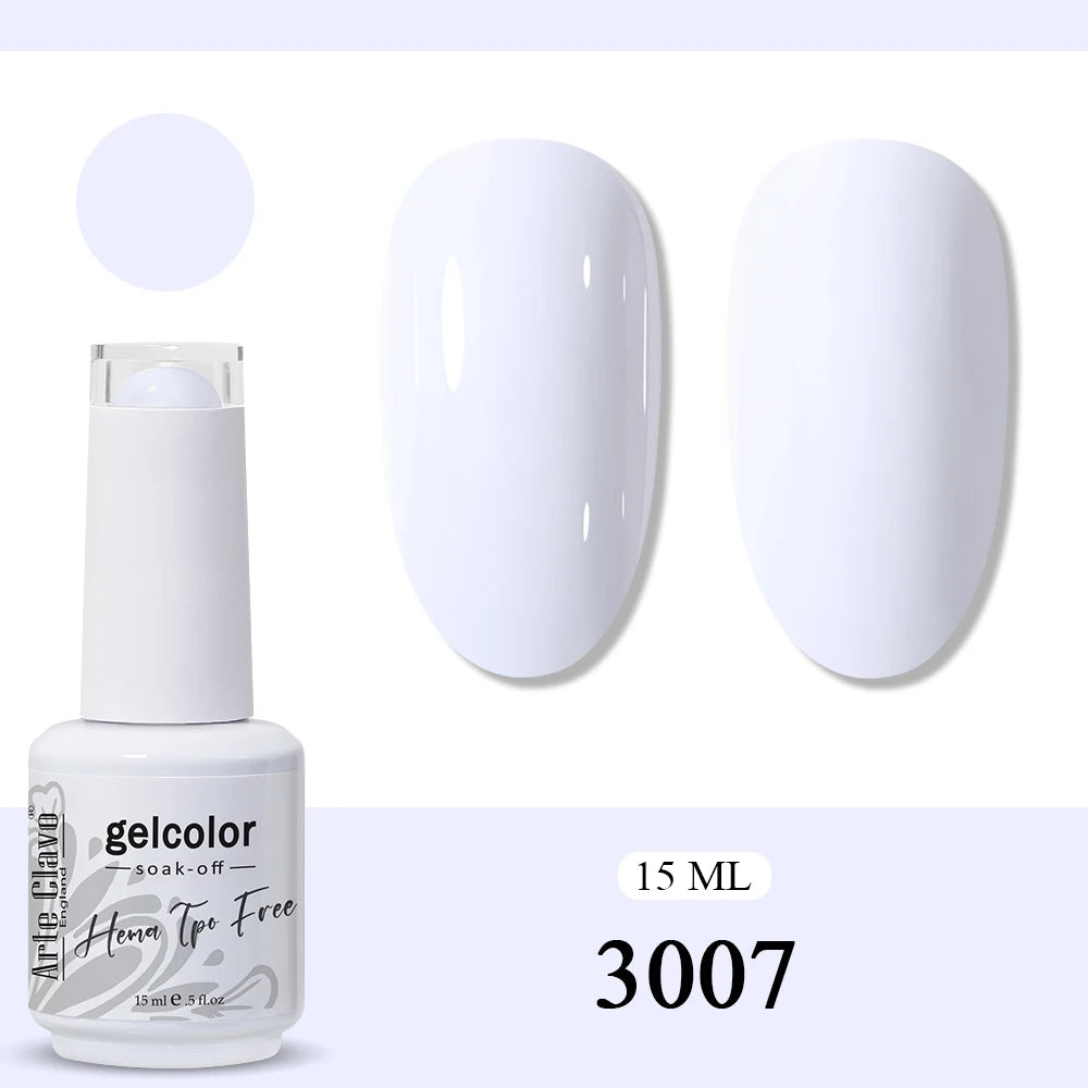 Arte Clavo Rainbow Gel Nail Polish Semi Permanent Art UV LED Lamp