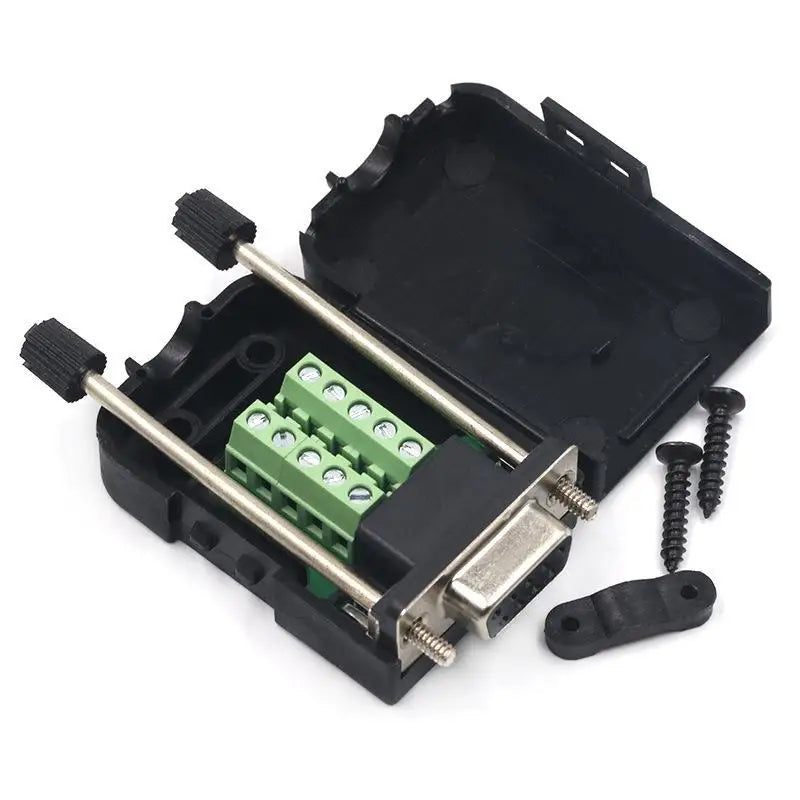 Db9 Serial Com Transfer-free Solder Terminals Rs232 Male Connector Qme A4
