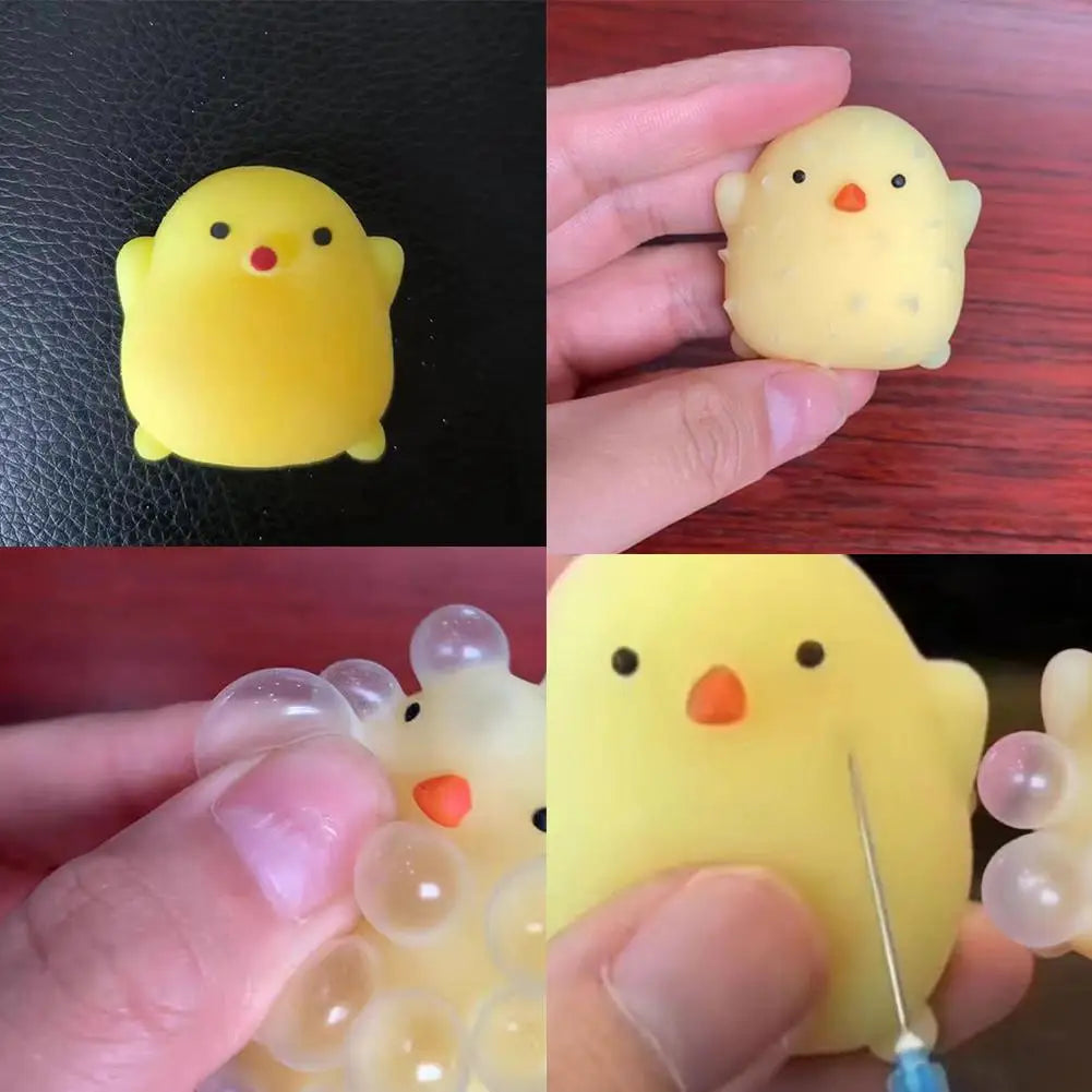 Squeeze Toy Chick Squishy Animal Antistress Toys Soft Sticky Stress Qme