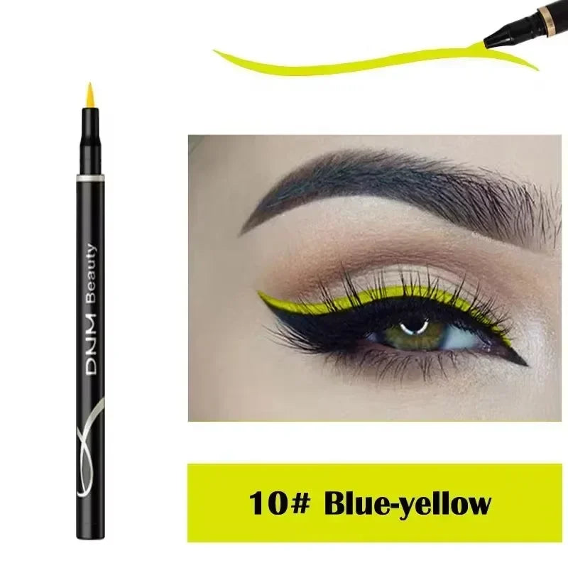 Pearlescent Eyeliner Stick Pen Glitter Eyes Shadow Waterproof Shimmer Eye Liner Pen Shiny High-gloss Cosmetics Beauty Make Up Qme style2-10