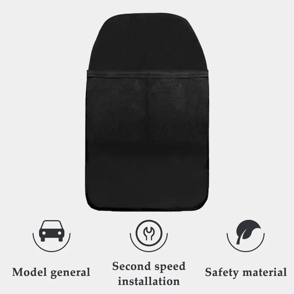 Car Rear Seat Back Scuff Dirty Protection Cover Anti Mud Dirt Seat Back Protective Cover Waterproof Auto Seat Back Protector Mat Qme Default Title