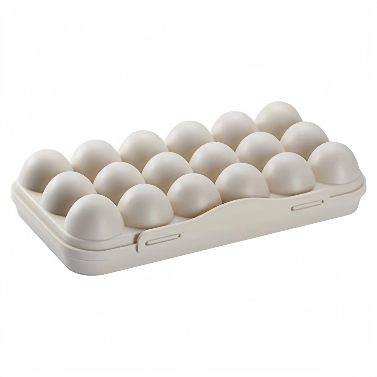 12 18 Grids Egg Storage Box Protector Case Slot Tray Container Qme 18 Grid Beige