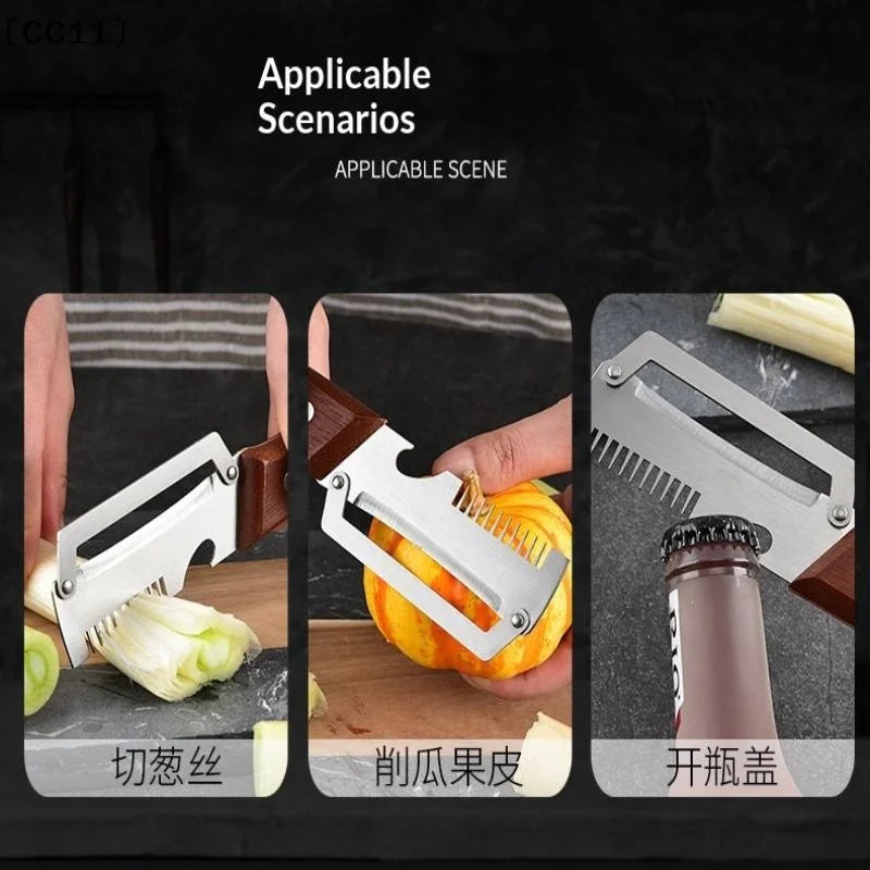 Kitchen Peeler Stainless Steel Vegetable Plastic Handle Peeling Qme