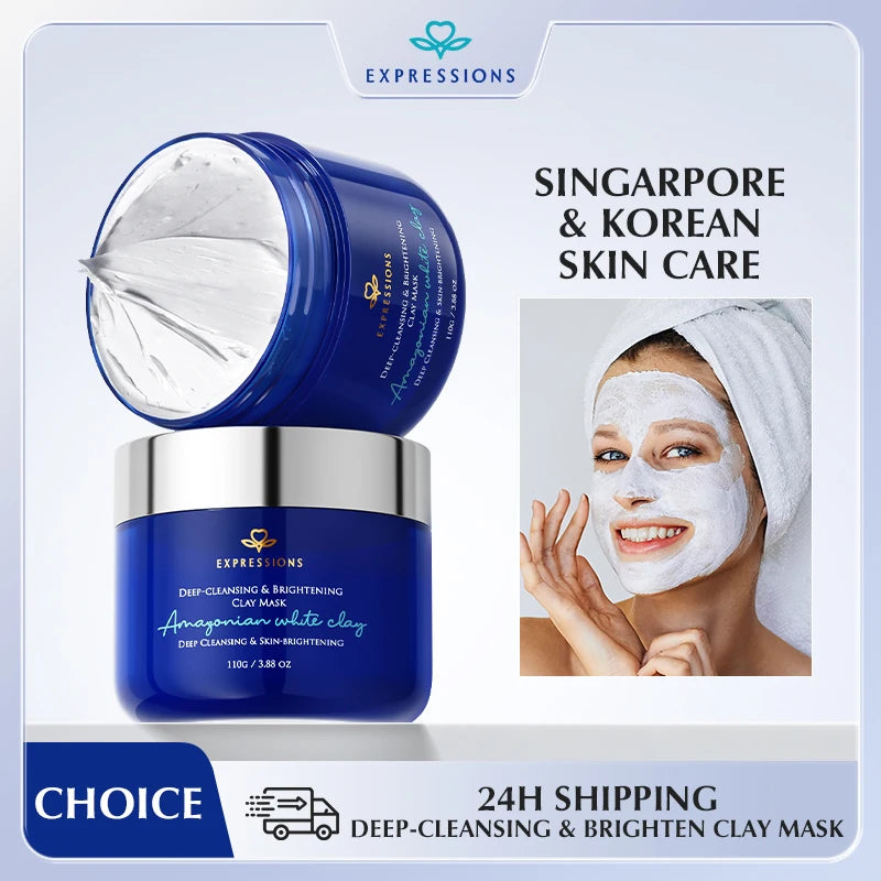 EXPRESSIONS Deep-cleansing Brightening Clay Mask Cleansing Pore Qme 20g