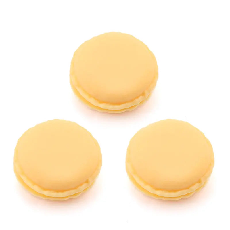 3pieces/lot Candy Color Macarons Storage Box Portable Mini Gift Package Box Lovely Jewelry Package Box Case for Small Items Qme yellow