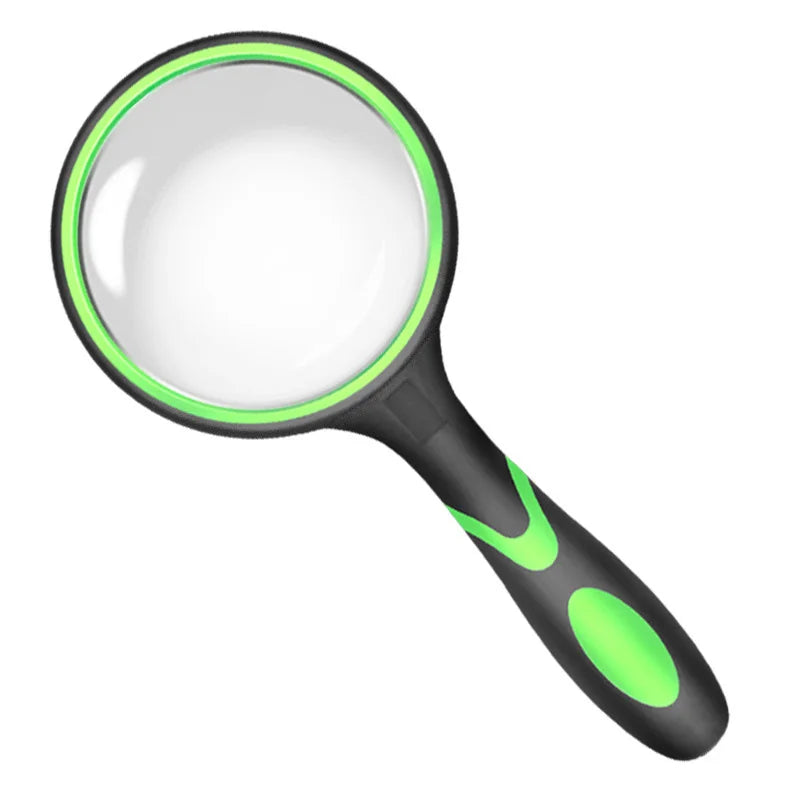 10X Magnifying Glass Kids Seniors Handheld Reading Magnifier Lens Qme